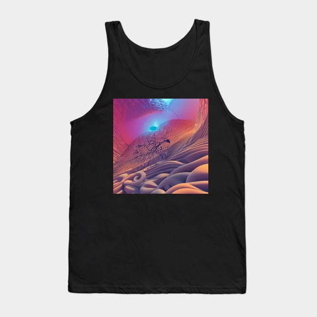 Beautiful Pink Fantasy Art Work Tank Top by ViralAlpha